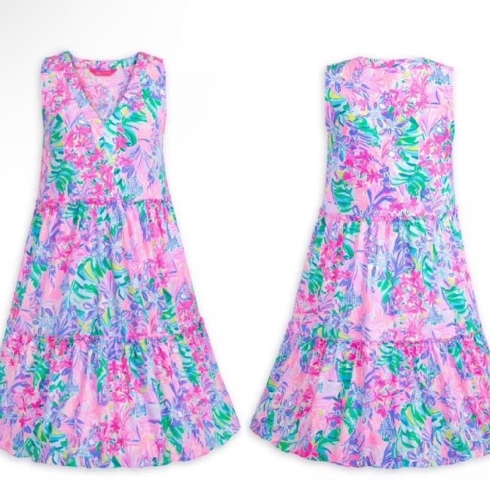NWT Lilly Pulitzer Disney Parks Minnie Mouse and Daisy Duck Lorina Dress xxl